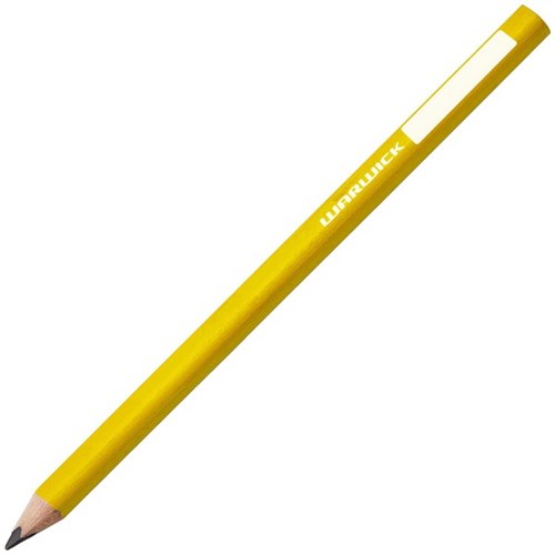 Warwick HB Jumbo Pencil With Nameplate Assorted Colours