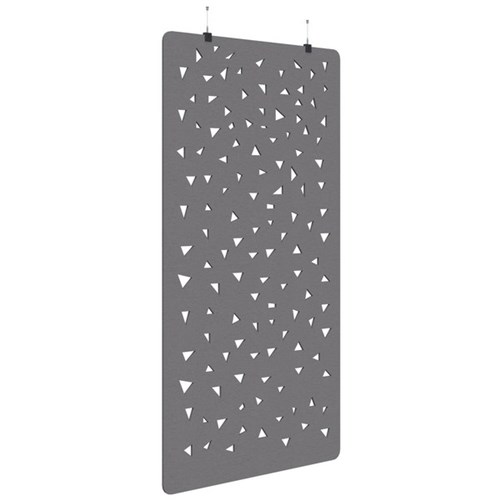 Fiord Acoustic Hanging Screen 1200x2250mm Shard Grey