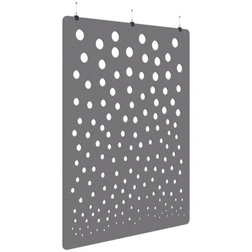 Fiord Acoustic Hanging Screen 1800x2250mm Bubble Grey