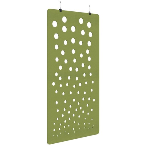 Sonic Acoustic Hanging Screen 1200x2250mm Bubble Banana Green