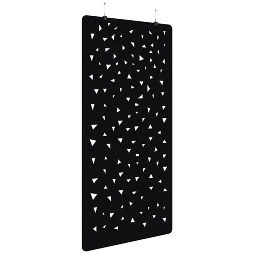 Sonic Acoustic Hanging Screen 1200x2250mm Shard Black