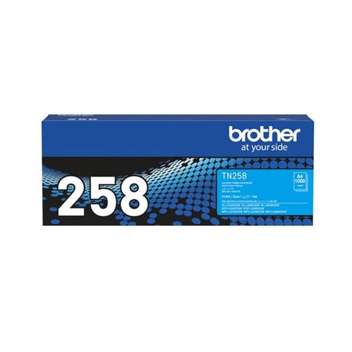 Brother TN258C Cyan Laser Toner Cartridge