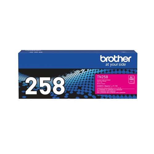 Brother TN258M Magenta Laser Toner Cartridge