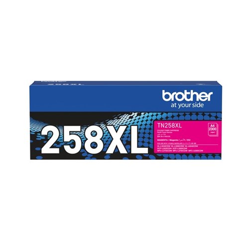 Brother TN258XLM Magenta Laser Toner Cartridge High Yield