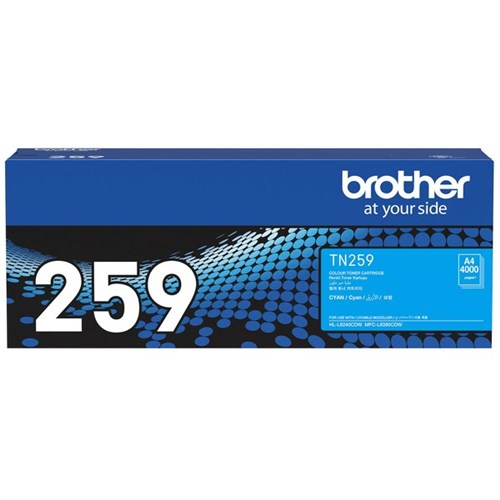 Brother TN259C Cyan Laser Toner Cartridge Super High Yield