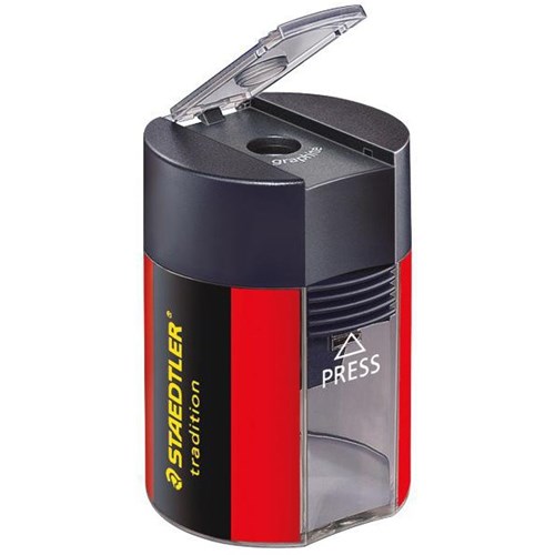 Staedtler 511 Round Plastic Pencil Sharpener 1 Hole