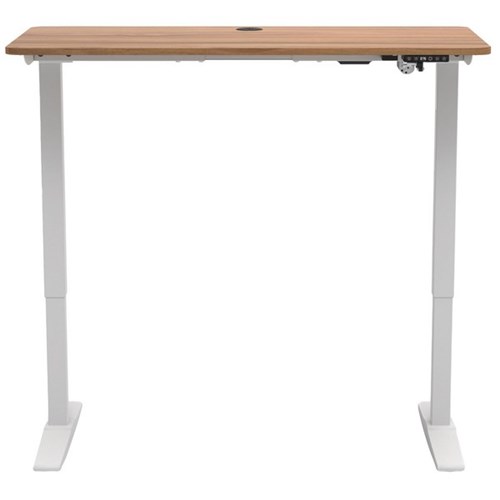 Mondo Lypta Electric Height Adjustable Desk 1200x600mm Walnut/White