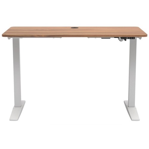 Mondo Lypta Electric Height Adjustable Desk 1200x600mm Walnut/White