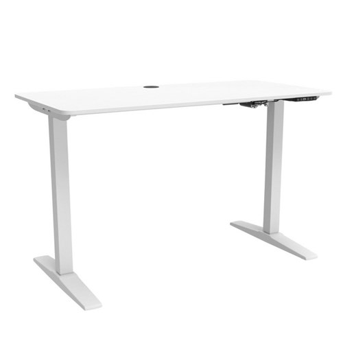 Mondo Lypta Electric Height Adjustable Desk & Mondo Zone Chair Bundle White/Black