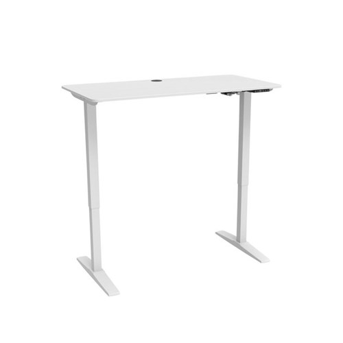 Mondo Lypta Electric Height Adjustable Desk & Mondo Zone Chair Bundle White/Black