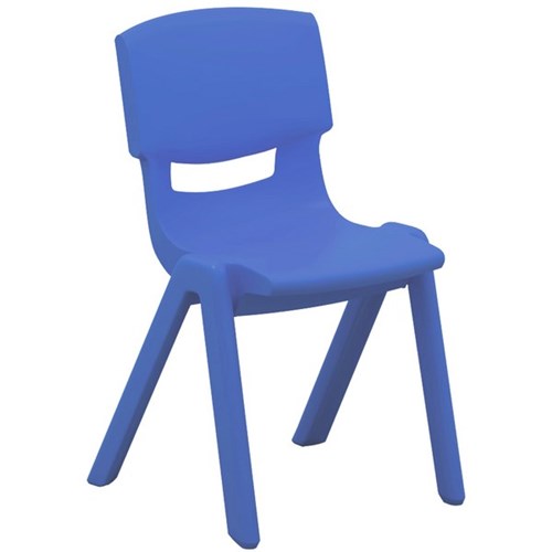 Crayon Kids Stacking Chair Size 3 305mm Blue