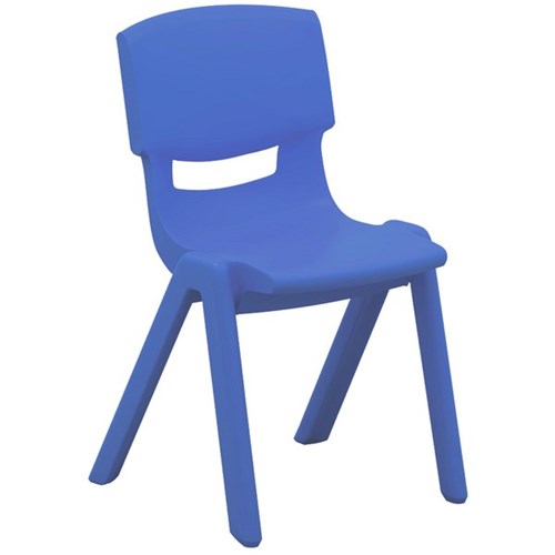 Crayon Kids Stacking Chair Size 5 390mm Blue