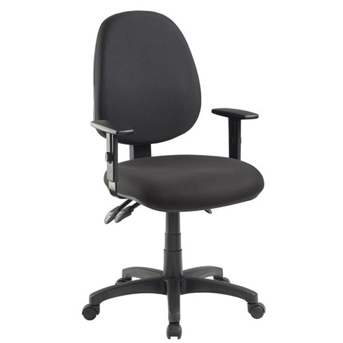 Jasper J Matrix Task Chair 3 Levers With Arms Black