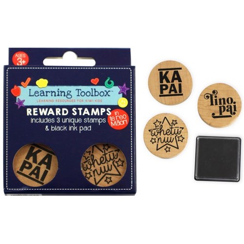 Learning Toolbox Reward Stamps in Te Reo Maori, Set of 4