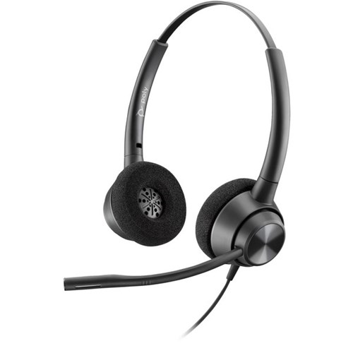 Poly EncorePro 320 Binaural Wired Headset With Quick Disconnect