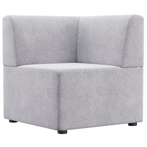 Snug Corner Sofa Hawthorn Fabric/Silver