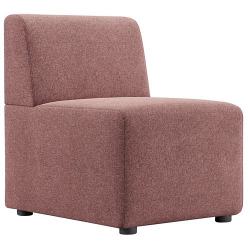 Snug Single Seater Sofa Hawthorn Fabric/Rosewood