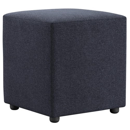 Ottoman Cube 450mm Hawthorn/Navy