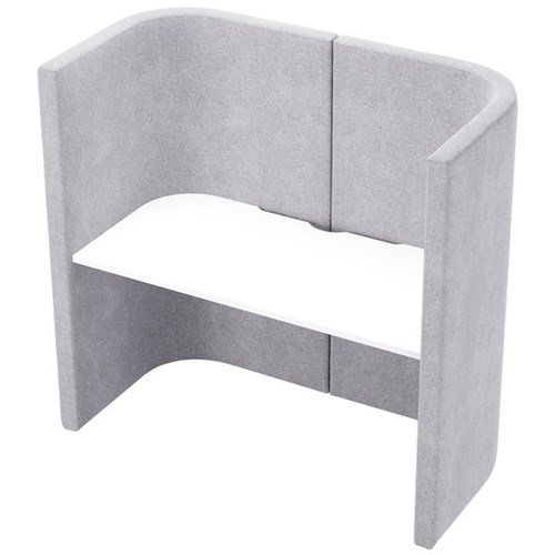 Kosi Desk Hawthorn Fabric/Silver