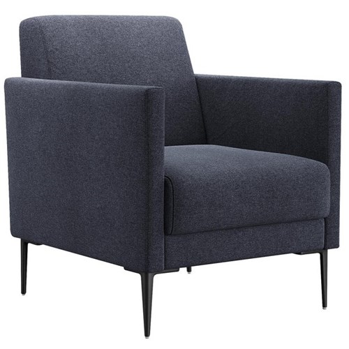 Bling Single Seater Sofa Hawthorn Fabric/Navy