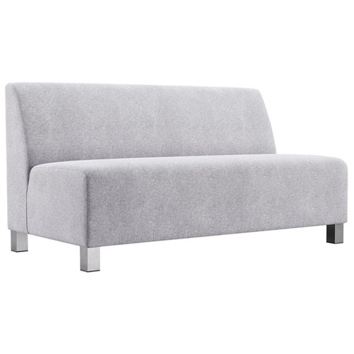 FurnNZ Apollo 2.5 Seater Sofa Hawthorn Fabric/Silver