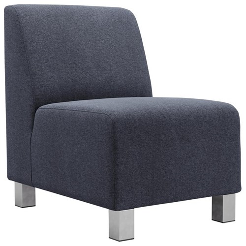 Apollo Single Seater Sofa Chair Hawthorn Fabric/Navy