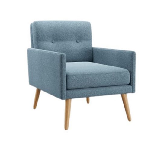 Frankie Slim Chair Hawthorn Fabric/Sky