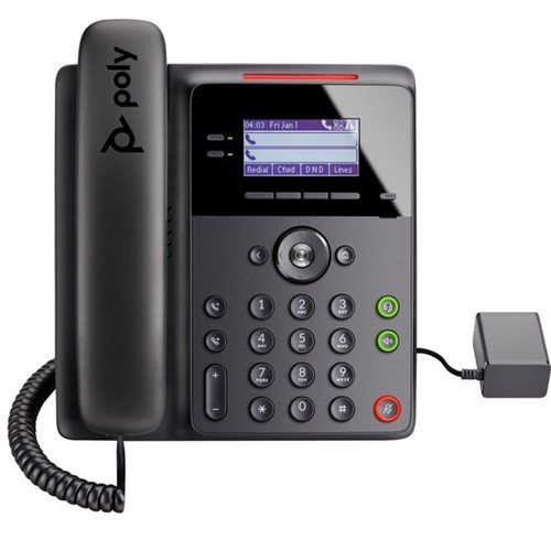 Poly Edge B20 IP Phone PoE-enabled Black