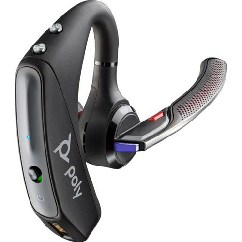 Poly Voyager 5200-M Office Wireless Headset + USB-C to Micro USB Cable Black