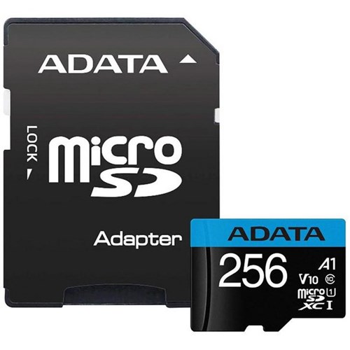 Adata Premier MicroSDXC UHS-I A1 V10 Card with Adapter 256GB