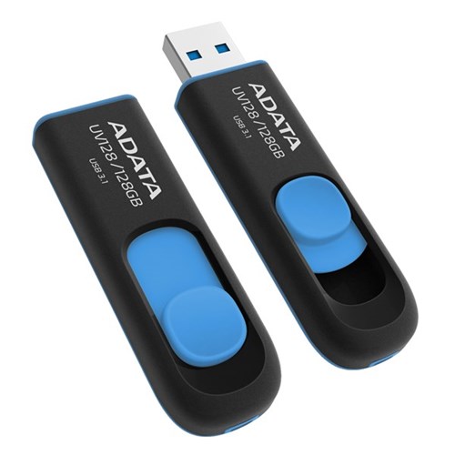 Adata UV128 Dashdrive Retractable USB 3.0 128GB Blue/Black