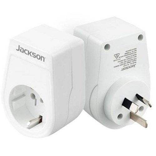 Jackson Slim Inbound Travel Adaptor Europe/USA/Asia to NZ/AU Plug