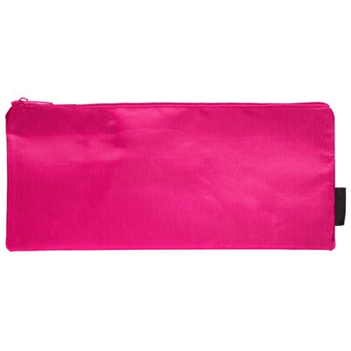 Okin Pencil Case Long Flat Pink 340x150mm