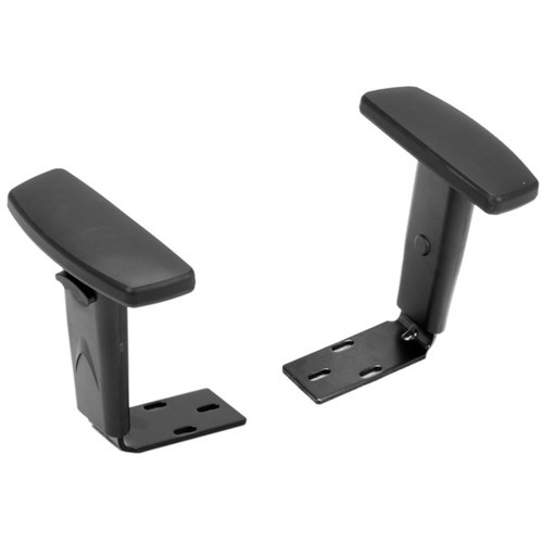 Adjustable Chair Arms for Charlie, Energy and Logic Black, Set of 2