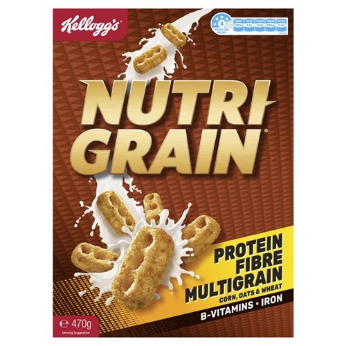 Kellogg's Nutri-Grain Cereal 470g