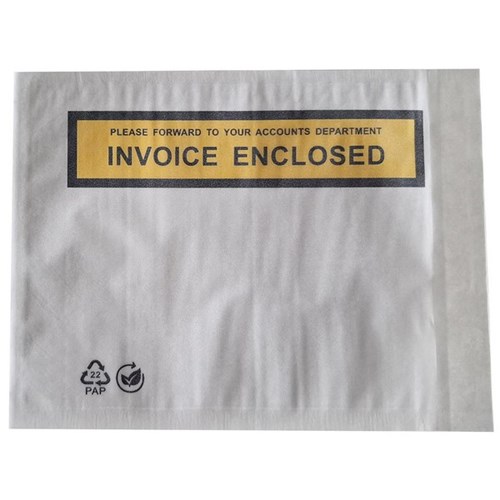 Eco Paper Labelopes Invoice Enclosed, Box of 1000