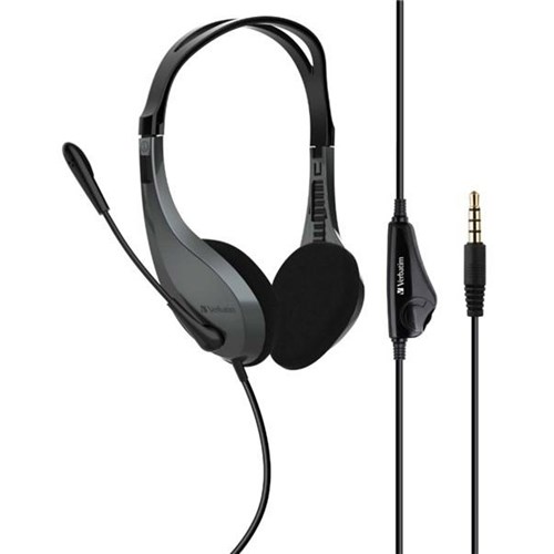 Verbatim Multimedia Headset with Microphone