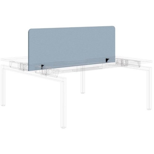 Sonic Balance Acoustic Centre Desk Screen 1800x577mm Blue/Black