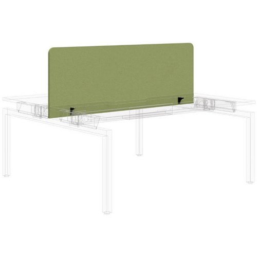 Sonic Balance Acoustic Centre Desk Screen 1800x577mm Green/Black