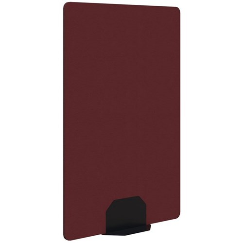 Sonic Acoustic Freestanding Screen 1200x1800mm Maroon