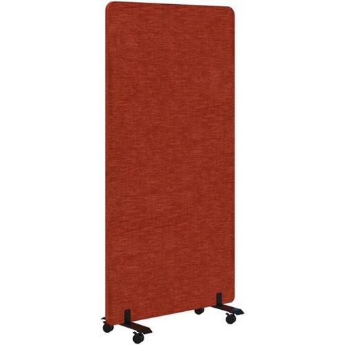 Edge Free-Standing Mobile Screen 1200x1800mm Keylargo Paprika