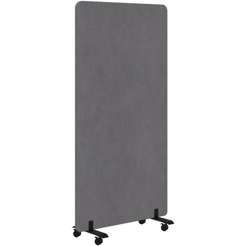 Edge Free-Standing Mobile Screen 1200x1800mm, Fletcher Pebble