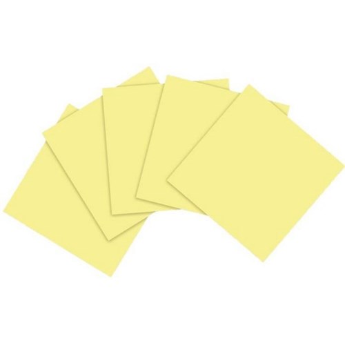 Post-it® Notes 100 654R-5SSCY Recycled Super Sticky 76x76mm Yellow, Pack of 5