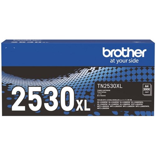 Brother TN2530XL Black Laser Toner Cartridge High Yield