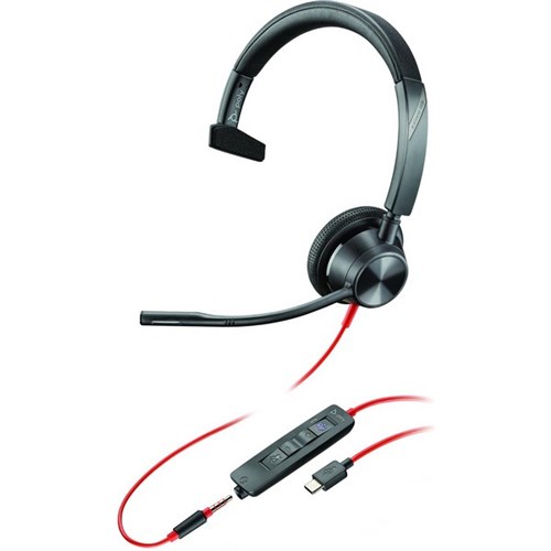 Poly Blackwire 3315 MS Mono USB-C Wired Headset