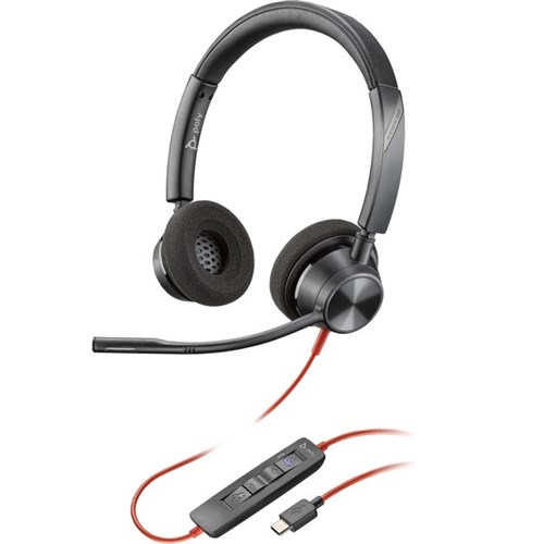 Poly Blackwire 3320 MS Mono USB-C Wired Headset