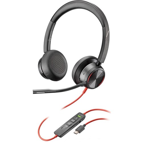 Poly Blackwire 8225 Stereo USB-C Wired Headset