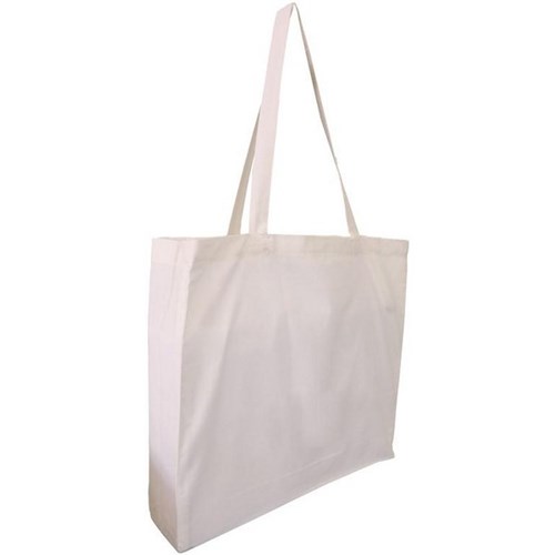 Ecobags Natural Calico Tote Bag with Gusset