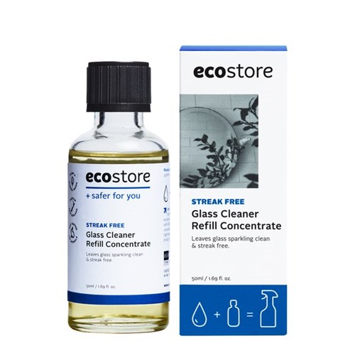 ecostore Glass Cleaner Concentrate Refill 50ml