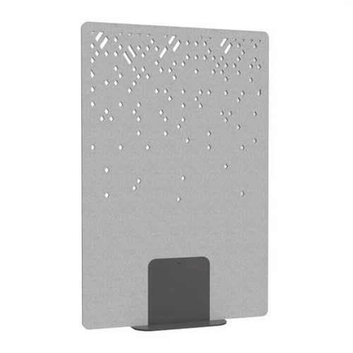 Satori Acoustic Divider Screen 1200x1800mm Blizzard Dark Silvery Grey